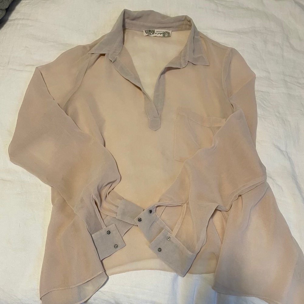 Extra flowy loose Free People top